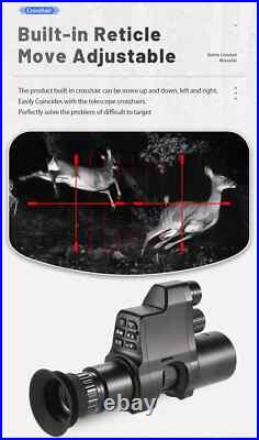 Hunting Digital Night Vision Goggles, 1920x1080 OLED HD Photos & Videos Monocular