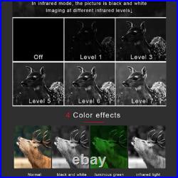 Hunting Infrared 850nm Night Vision Goggles Head Mounted Binoculars 8X Zoom CAM