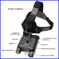 Hunting Infrared Night Vision Binocular 1080P Head Mount Goggles 8x Digital Zoom Hunting Infrared Night Vision Binocular 1080P Head Mount Goggles 8x Digital Zoom