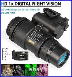 Hunting Night Vision Monocular PVS18 Optics Goggle 1X32 Infrared Digital Scope