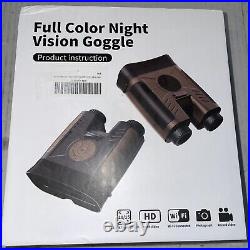 IXEEXI Autofocus Night Vision Goggles/Binoculars (+IR Illumninator) 4K Recording