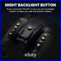 Immersive 3D Night Vision Goggles with Adjustable Infrared Light & Fill Light