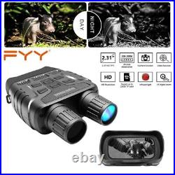 Infrared HD Night Vision Binoculars LCD Screen Video Recording Hunting Goggles