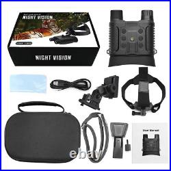 Infrared Night Vision Binoculars 3D Head Mounted Goggles 8X Zoom 4K Video NV8160