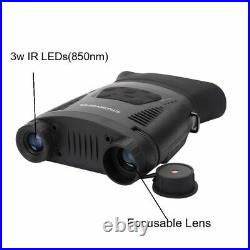 Infrared Night Vision Binoculars Telescope 7X21 Zoom Digital IR Hunting Goggles