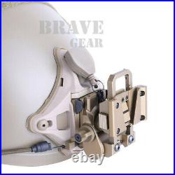 L4 G24 CNC Machined NVG Helmet Mount Breakaway Bracket + Shroud + NVG Lanyard