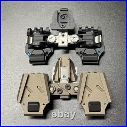 L4 G24 + KVC Universal RQE Dual Bridges NVG Mount for PVS-14 MUM DVO MINI-NSEAS L4 G24 + KVC Universal RQE Dual Bridges NVG Mount for PVS-14 MUM DVO MINI-NSEAS