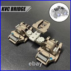 L4 G24 + KVC Universal RQE Dual Bridges NVG Mount for PVS-14 MUM DVO MINI-NSEAS L4 G24 + KVC Universal RQE Dual Bridges NVG Mount for PVS-14 MUM DVO MINI-NSEAS
