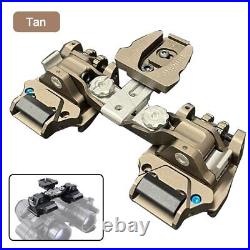 Lightweight CNC Machined Binocular KVC Bridge Night Vision Mount Universal TAN