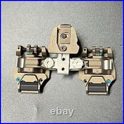 Lightweight CNC Machined Binocular KVC Bridge Night Vision Mount Universal TAN