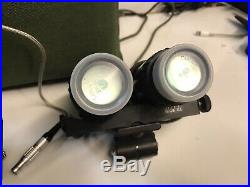 Litton Night Vision Goggles ELECTRON TUBE DIVISION Model M927 W Head Gear & Case