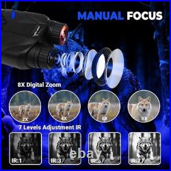 M. A. C. Night Vision Goggles 4K Night Vision Binoculars with 8x Digital Zoom, 7 I