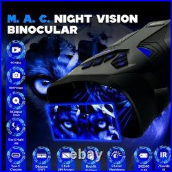 M. A. C. Night Vision Goggles 4K Night Vision Binoculars with 8x Digital Zoom, 7 I