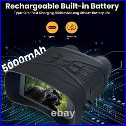 M. A. C. Night Vision Goggles Picture in Picture 42MP 4K Night Vision Binoculars