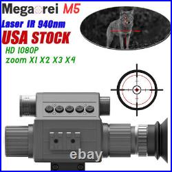 M5 1080P Night Vision Goggles Night Vision Scope Infrared IR Camera For Hunting