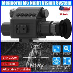 M5 1080P Night Vision Goggles Night Vision Scope Infrared IR Camera For Hunting