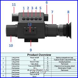 M5 1080P Night Vision Goggles Night Vision Scope Infrared IR Camera For Hunting