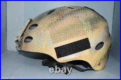 MARSOC Bump Helmet Tan Multicam NVG Norotos Mount Medium HALO SEAL DEVGRU Ranger