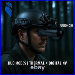 MAX 2.0 Digital Night Vision Goggle & Fusion 3.0 Thermal/NV Goggle Head & Helmet