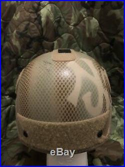 MSA 2001 Helmet Medium Ops Core Team Wendy Pads NVG High Cut TC Camo Ballistic