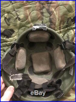 MSA MICH TC2000 ACH Ballistic Helmet LARGE SF NSW ACH ODA NVG Norotos OEF OIF US