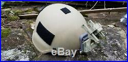 MSA TC-2000 tan Combat Helmet Large Norotos NVG Mount ACH MICH OPS-CORE MARSOC
