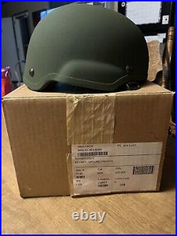 MSA TC 2002 2nvg Advanced Combat Helmet ACH Size medium NIB. Green