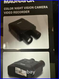 Magnavox Color Night Vision Infrared Camera Video Recorder Goggles Binoculars 4K