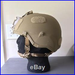 Medium Ceradyne 3M IHPS Improved Combat Helmet NVG Wilcox Ops Core MICH ACH AOR1