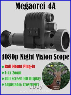 Megaorei 4 A Integrated Night Vision Scope Monocular Goggles Telescope IR Camera