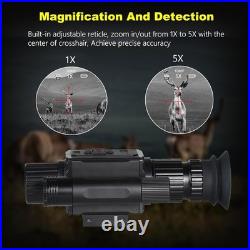 Megaorei M6 Night Vision Scope 5X AI Zoom HD 1080P Shockproof 400M Range 2026