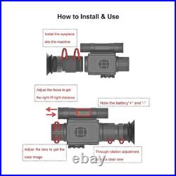 Megaorei M6 Night Vision Scope 5X AI Zoom HD 1080P Shockproof 400M Range 2026