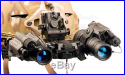 Metal Tactical PVS28 NVG Double Arm Bracket Mount For AN/PVS Dual Night Vision