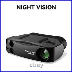 Mileseey Night Vision Infrared Goggles for Hunting with Rechargeable Battery