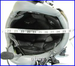 Military Gentex Fixed Wing HGU 55/P Flight Pilot Helmet Oxygen Mask NVG Mount