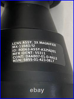 Military NVG PVS7 AN/ PVS 7 14 Monocular 3x Magnifier Lens MX-11683/U