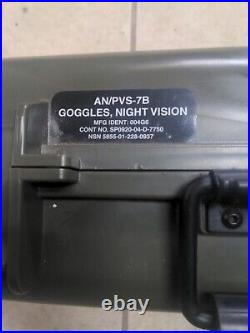 Military Surplus AN/PVS-7B Night Vision Goggles NVG Government Issue NSN MFG ID