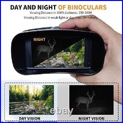 Mini Night Vision Goggles Digital Night Vision Binoculars Scope 5X Zoom for