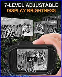 Mini Night Vision Goggles with 8X Digital Zoom, Night Vision Binoculars with Soun