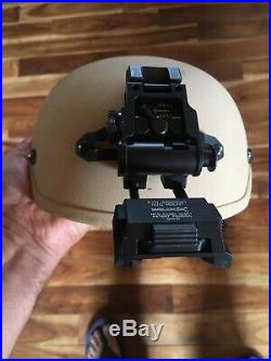 Msa Gunfighter Helmet With Wilcox Nvg Mount Size Med