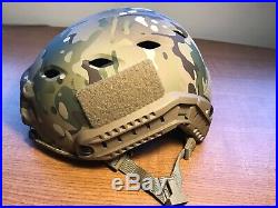 Multicam Ops Core Fast Bump Helmet Medium/LG With Norotos Night Vision Mount NVG