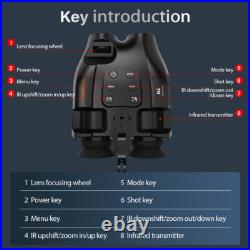 N4 Head Mounted Night Vision Goggles Binoculars Digital IR Hunting Rechargeable