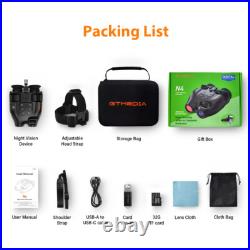 N4 Head Mounted Night Vision Goggles Binoculars Digital IR Hunting Rechargeable N4 Head Mounted Night Vision Goggles Binoculars Digital IR Hunting Rechargeable