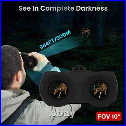 N4 Night Vision Goggles Binoculars Digital IR Head Mounted Hunting Rechargeable