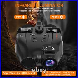 N4 Night Vision Goggles Binoculars Digital IR Head Mounted Hunting Rechargeable