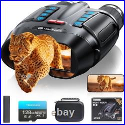 NEW Night Vision Goggles 4K Binoculars 10000mAh Battery WIFI APP 128GB IP65