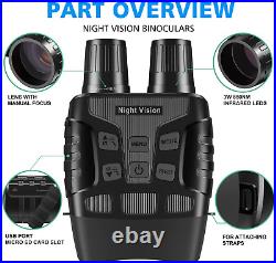 NEWBEA Night Vision Goggles Night Vision Binoculars, Digital Infrared Binoculars