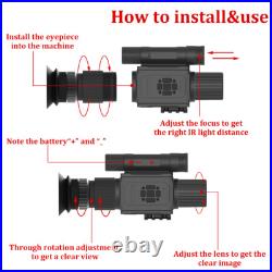 NK008 Infrared Night Vision Scope Hunting 940nm IR Camera Video Record 1080P USA