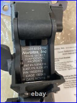 NOROTOS Black Rhino Mount II NVG Night Vision ACH Military PVS 14 With Base