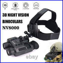 NV8000 1080P 3D Stereo Imaging Infrared Night Vision Binoculars Helmet Goggles